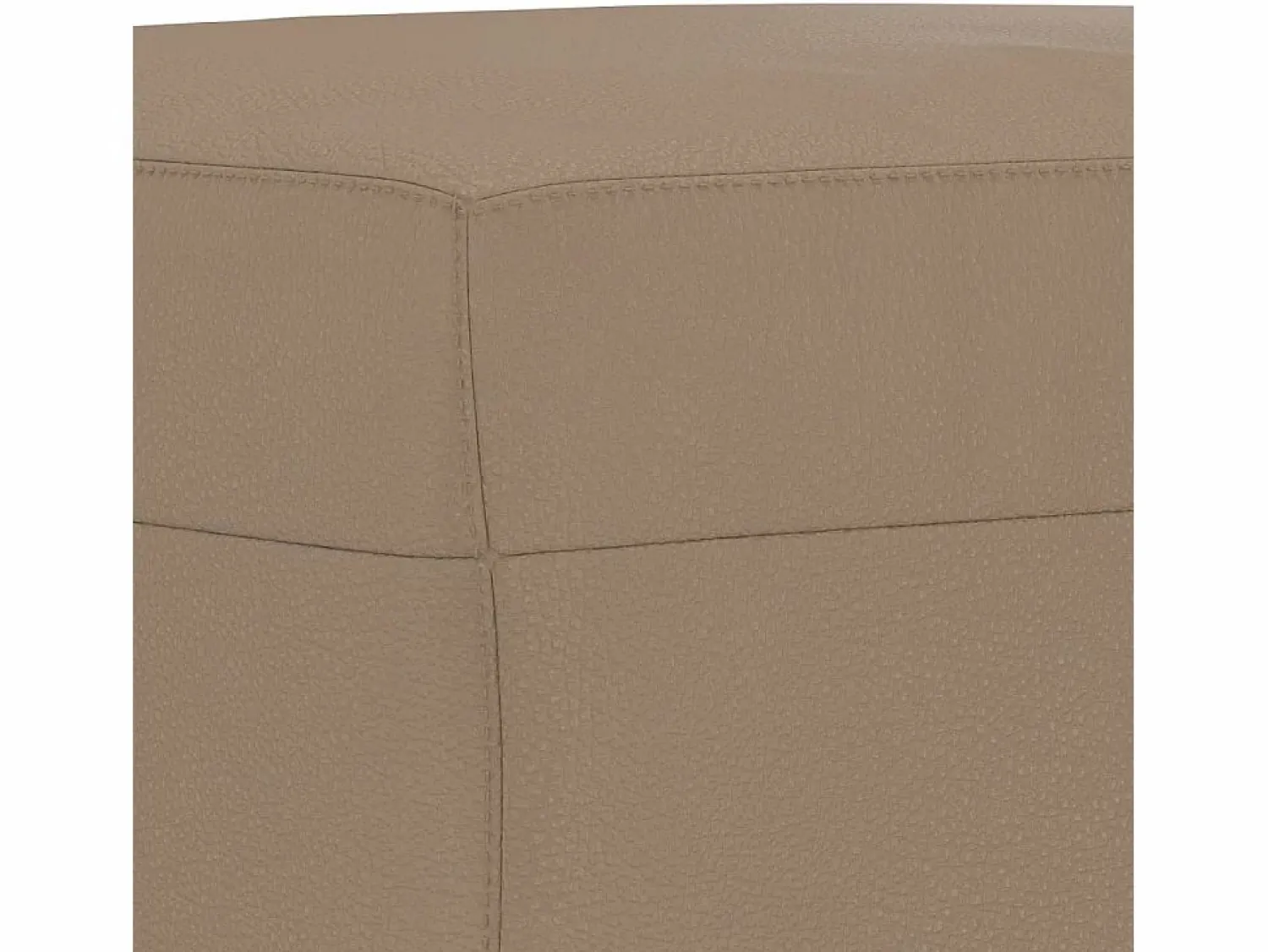 Discount Reposapiés Cappuccino 60x50x41 cm Piel Sintética Reposapiés