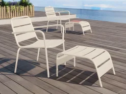Sale Reposapiés de jardín de metal - - MIRMANDE de Salones De Jardín