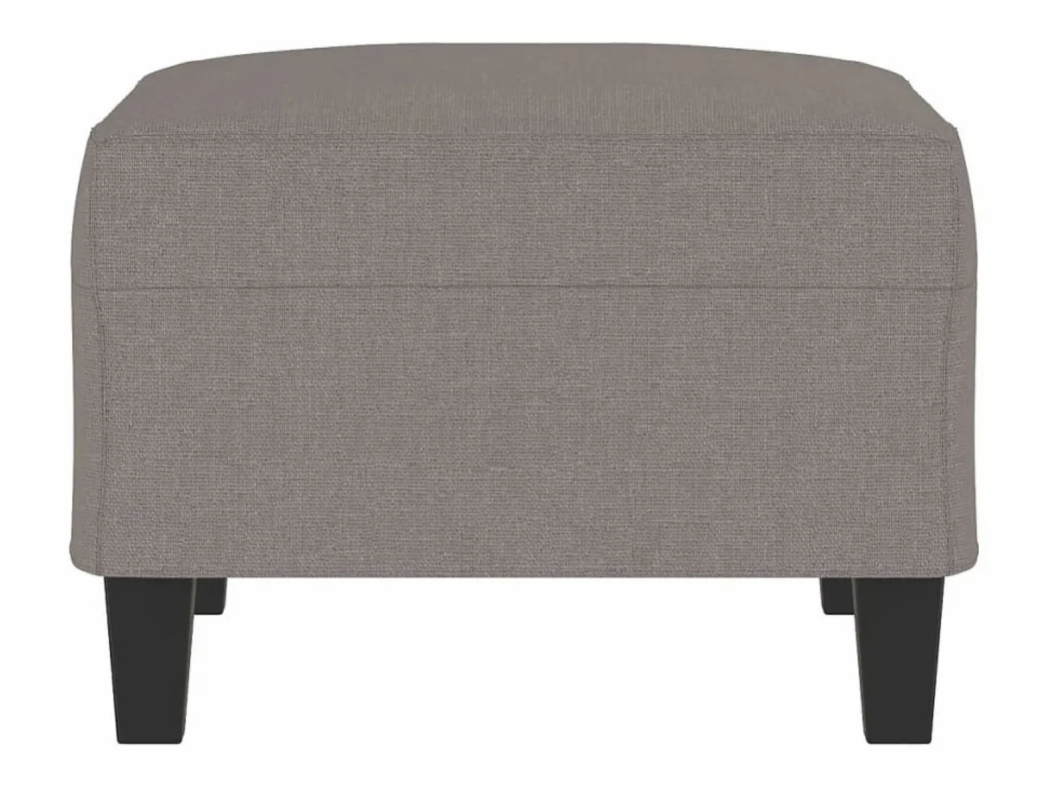 Sale Reposapiés de tela color topo 70x55x41 cm Gris