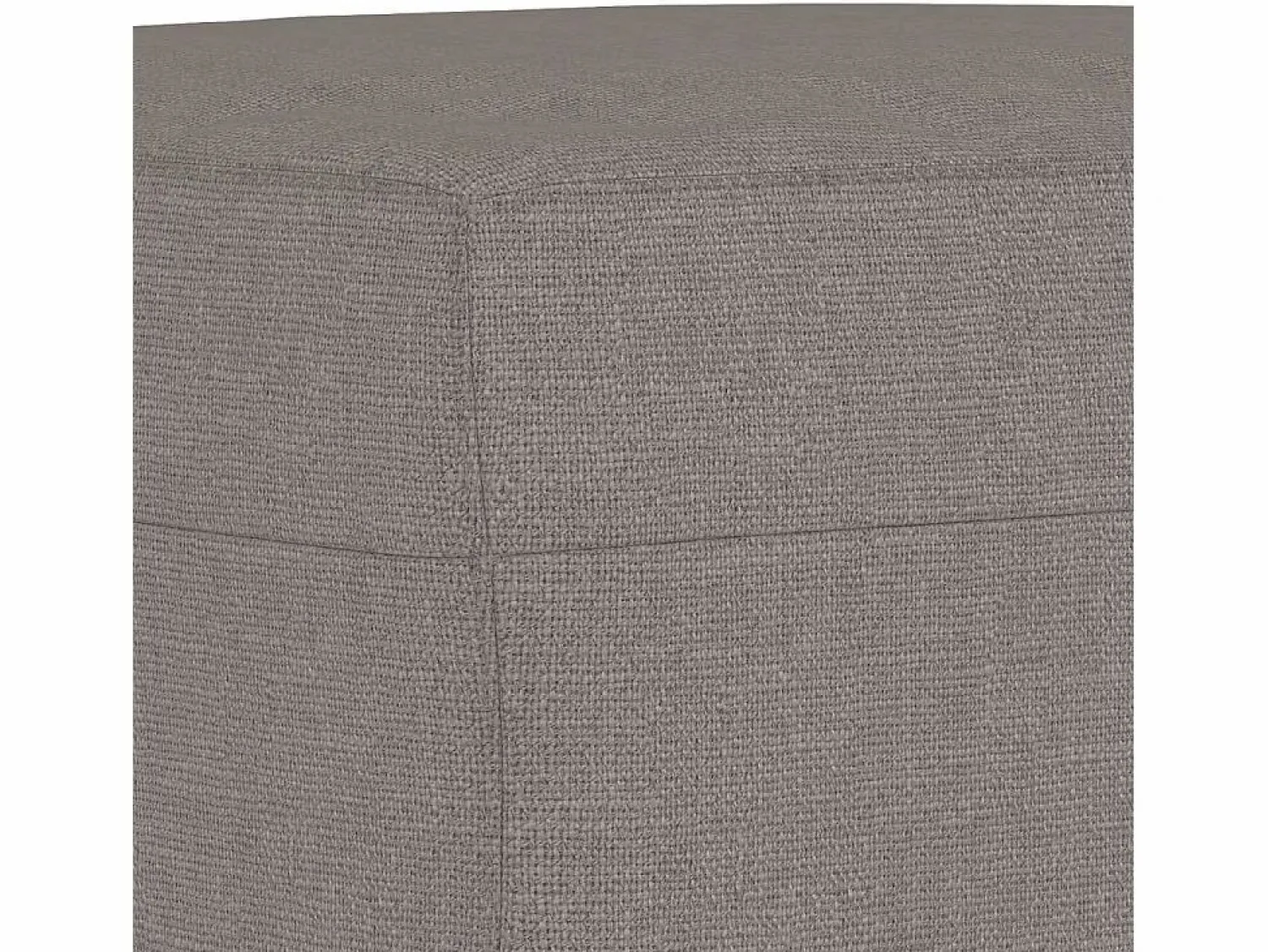 Sale Reposapiés de tela color topo 70x55x41 cm Gris