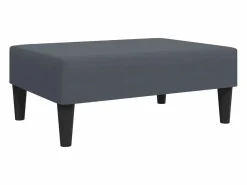 Sale Reposapiés oscuro 77x55x31 cm terciopelo Gris