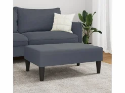 Sale Reposapiés oscuro 77x55x31 cm terciopelo Gris