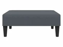 Sale Reposapiés oscuro 77x55x31 cm terciopelo Gris