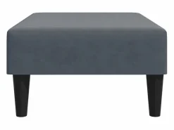 Sale Reposapiés oscuro 77x55x31 cm terciopelo Gris