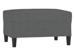Clearance Reposapiés oscuro 70x55x41 cm Tela Gris