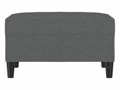 Clearance Reposapiés oscuro 70x55x41 cm Tela Gris