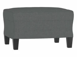 Sale Reposapiés oscuro 60x50x41 cm Tela Gris