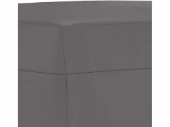 Best Reposapiés 70x55x41 cm Piel sintética Gris