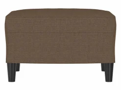 Sale Reposapiés Marrón Tela 60x50x41 cm Marru00f3n
