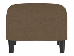 Sale Reposapiés Marrón Tela 60x50x41 cm Marru00f3n