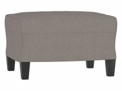 Sale Reposapiés Taupe 60x50x41 cm Tela Reposapiés