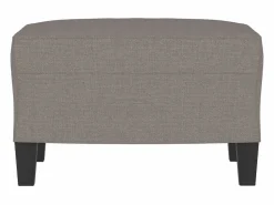 Sale Reposapiés Taupe 60x50x41 cm Tela Reposapiés