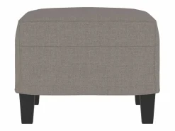Sale Reposapiés Taupe 60x50x41 cm Tela Reposapiés