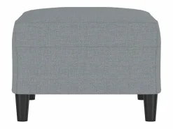 Sale Reposapiés Tela Claro 70x55x41 cm Gris