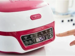Tefal Robot de cocina pastelero Cake Factory Délices 1100W blanco/frambuesa con 5 programas y moldes CreaBake incluidos