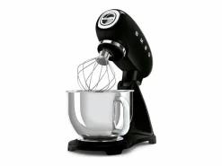 Online Smeg Robot de repostería Años 50 4,8 L 800W bol de acero inoxidable 10 velocidades vintage Negro