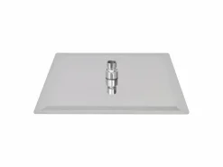 New Helloshop26 Rociador de ducha cuadrado de acero inoxidable de 30x30 cm 02_0003092 Gris