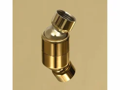 Online Rociador de ducha de lluvia de acero inoxidable 40x30 cm rectangular acabado dorado 02_0002096 Alcachofa De Ducha, Cabezal