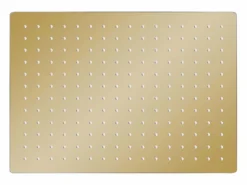 Online Rociador de ducha de lluvia de acero inoxidable 40x30 cm rectangular acabado dorado 02_0002096 Alcachofa De Ducha, Cabezal