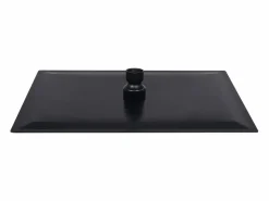 New Rociador de ducha de lluvia cabezal de ducha accesorio de baño acero inoxidable 30 x 20 cm rectangular negro 02_0002082 Alcachofa De Ducha, Cabezal