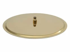 Online Helloshop26 Rociador de ducha de lluvia de acero inoxidable 50 cm redondo acabado dorado 02_0002089 Gris