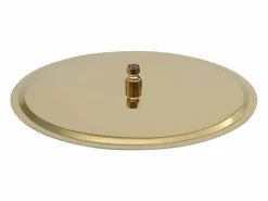 Helloshop26 Rociador de ducha de lluvia de acero inoxidable 40 cm redondo acabado dorado 02_0002088