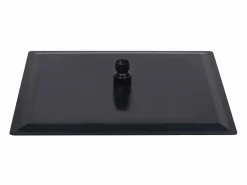 Sale Helloshop26 Rociador de ducha de lluvia cabezal de ducha accesorio de baño acero inoxidable 40 x 40 cm cuadrado negro 02_0002080 Gris