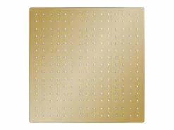 Hot Helloshop26 Rociador de ducha de lluvia de acero inoxidable 40 x 40 cm cuadrado acabado dorado 02_0002093 Gris