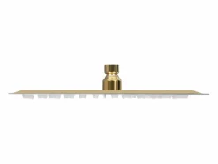 New Helloshop26 Rociador de ducha de lluvia de acero inoxidable 30x20 cm rectangular acabado dorado 02_0002095 Plateado