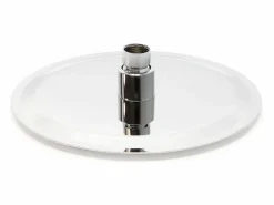 Helloshop26 Rociador de ducha redondo con chorro de lluvia 25 cm acero inoxidable 16_0000629