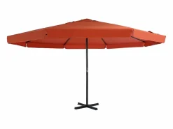 Garden Furniture Roeland Sombrilla de jardín con palo de aluminio 500 cm terracota
