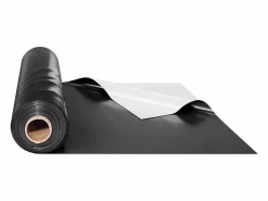 New Rollo de película plástica resistente SucceBuy de 6 milésimas, 10 x 100 pies, película de doble cara en blanco y Negro