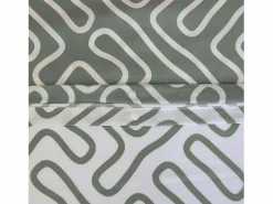 Ropa de cama de microfibra reversibles con estampado de laberinto