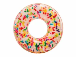 Intex Rueda hinchable gigante Sprinkle Donut +9A blanco Ø99 cm