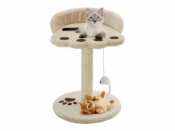 Best Garden Furniture Runi Rascador para gatos con poste de sisal 40 cm y marrón Beige