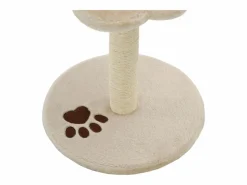 Best Garden Furniture Runi Rascador para gatos con poste de sisal 40 cm y marrón Beige