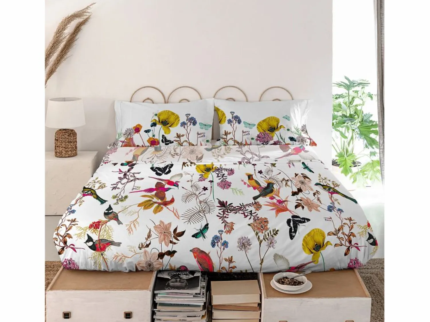 Online Sabana Cama 105 (180x270 cm) Birds of paradise Sábana Encimera