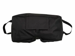 New Saco de arena para sombrilla, 2 bolsas rellenables de 50 kg, tela Oxford, negro (50 x 50 x 18 cm)