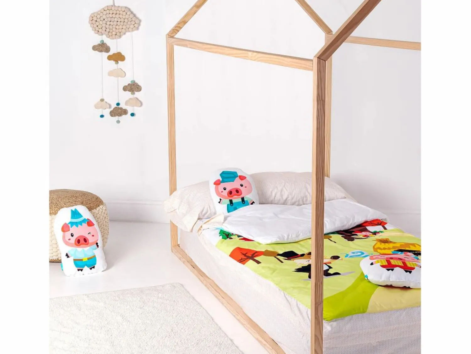 New Saco nórdico Cama 105 (105x200 cm) Con relleno Piggys Funda Nórdica