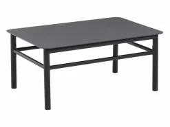 New Salón de jardín de aluminio: un sofá de 2 plazas, 2 sillones y una mesa de centro - Antracita - LISMO de Salones De Jardín