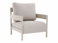 MYLIA Salón de jardín de aluminio 4 plazas - Beige - LOMAM de