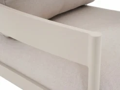 MYLIA Salón de jardín de aluminio 4 plazas - Beige - LOMAM de