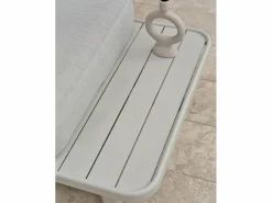 Discount Salón de jardín de esquina 6 plazas cuerda trenzada y aluminio Salones De Jardín