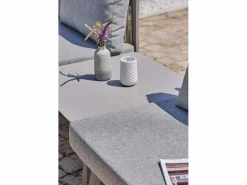 Outlet Salón de jardín de esquina 7 plazas de aluminio Salones De Jardín