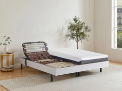 Outlet Ysmée Salón de jardín de teca: 2 sillones y 2 mesas auxiliares - TULUM de MYLIA Blanco