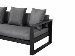 MYLIA Salón jardín sofá rinconera mesa centro Gris - MOLOKAI