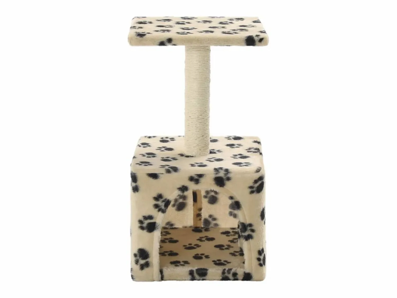Outlet Sara Teresa Rascador para gatos con poste de sisal 55 cm huellas Juego De Animales