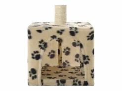Outlet Sara Teresa Rascador para gatos con poste de sisal 55 cm huellas Juego De Animales