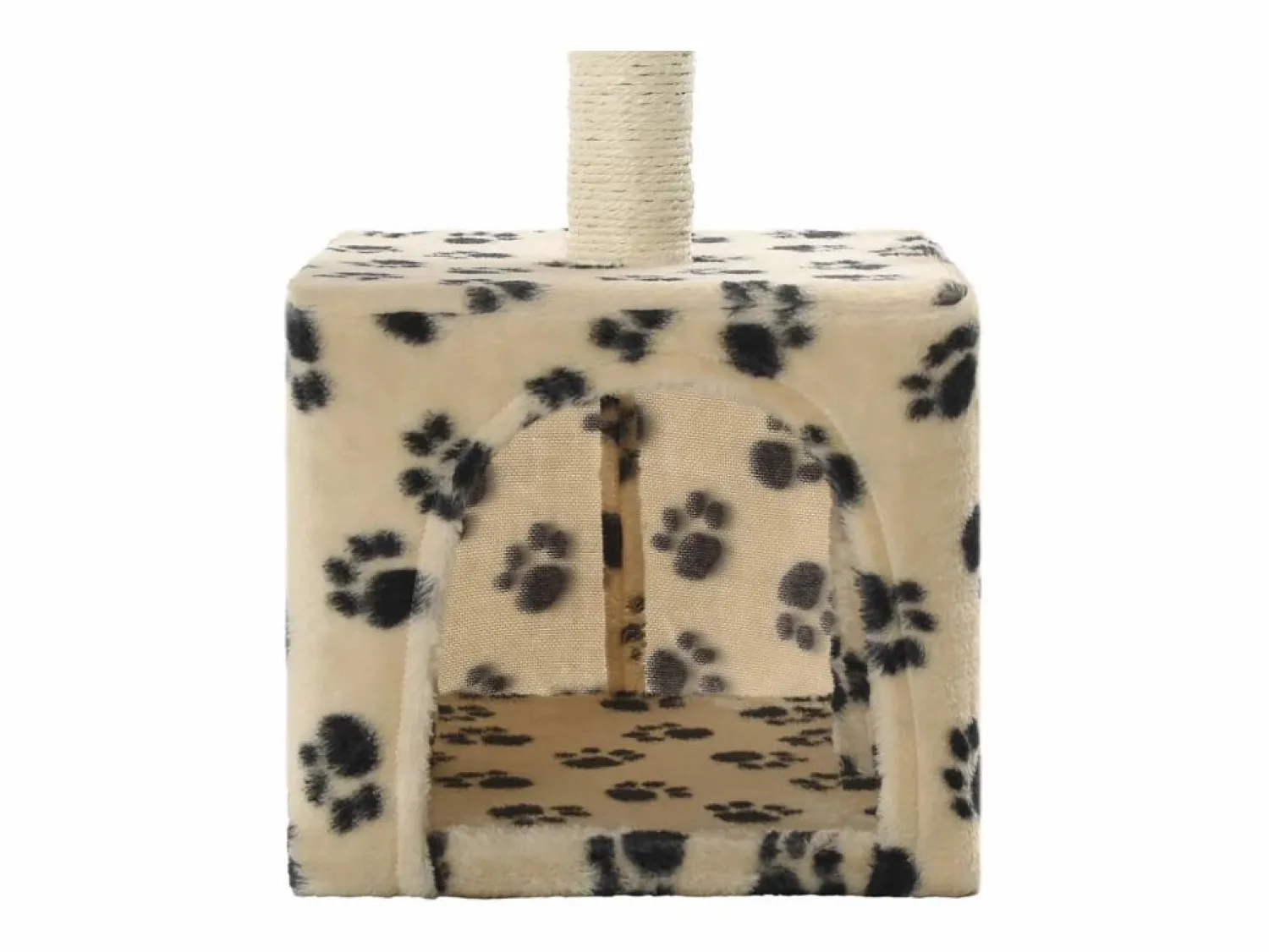 Outlet Sara Teresa Rascador para gatos con poste de sisal 55 cm huellas Juego De Animales