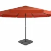 Garden Furniture Sarion Sombrilla de jardín con base portátil terracota